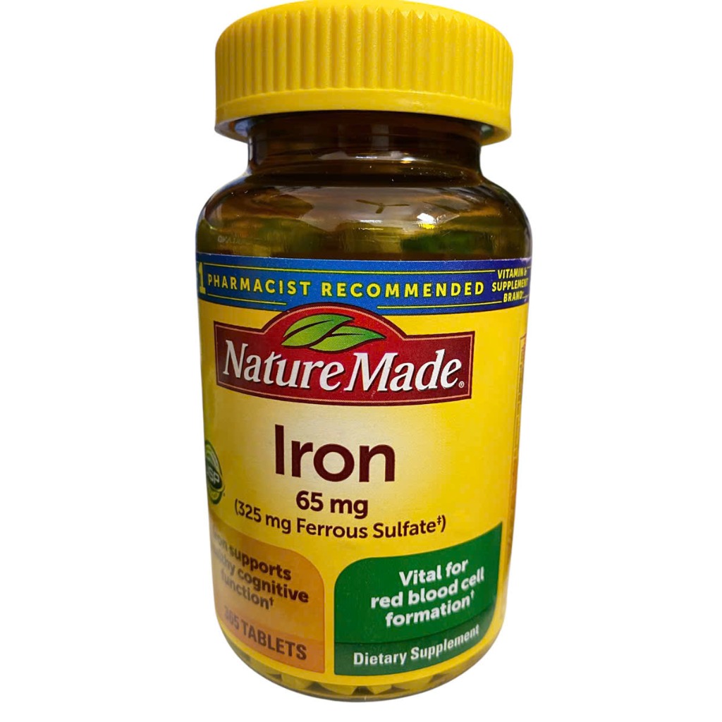 Iron 65mg Nature Made 365 tablets