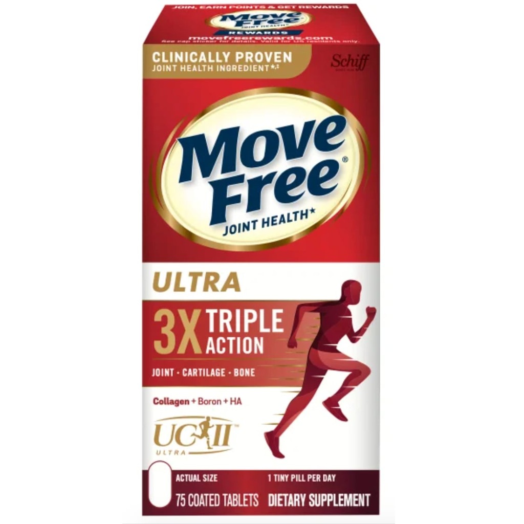 Viên uống bổ xương khớp Move Free Ultra 3X Triple Action 75 viên
